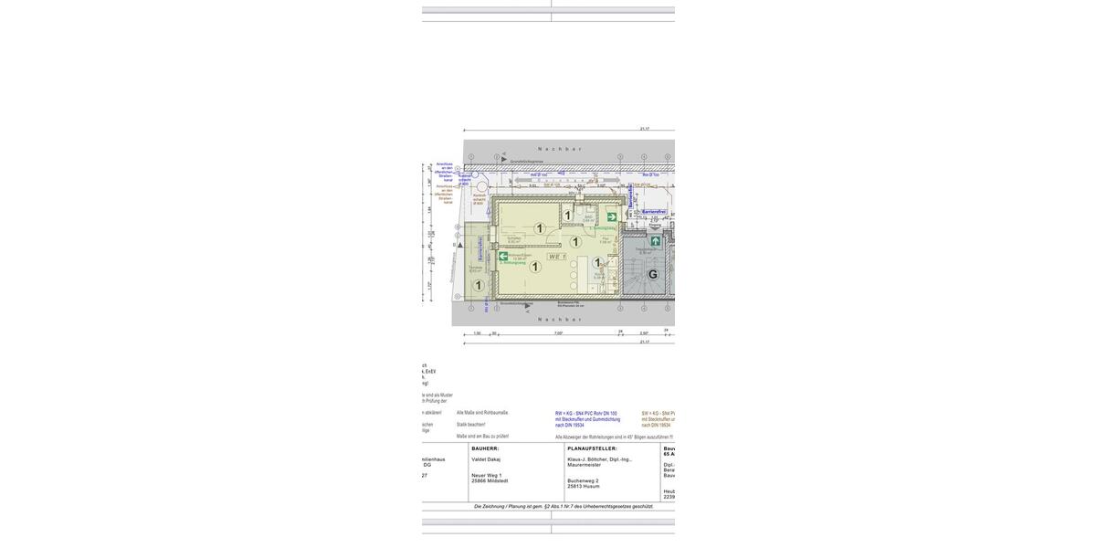 Erdgeschoßwohnung Husum - 2 Zimmer, 40 m&sup2;, 850&euro; | Angebot:26617493